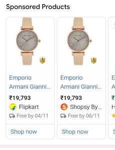 Emporio Armani Orignal Women's Watch