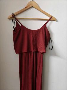 Mauve Sleeveless Jumpsuit