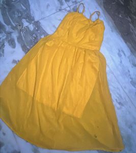 Chic Yellow Sundress with Koti (binding)