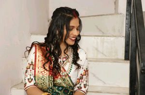 Elegant Embroidered Saree