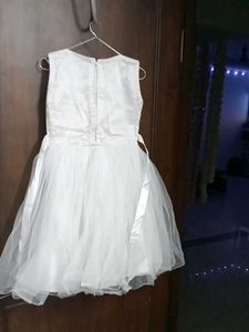 Sparkly White Tulle Dress