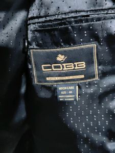 Black Self Printed Nehru Jacket
