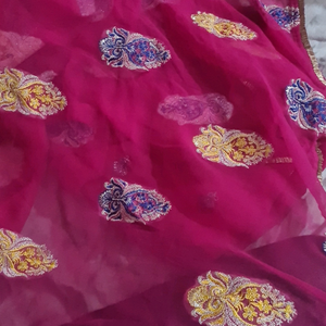 New  Georgette  suit with gota dupatta