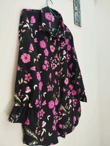 Black 🖤✨Floral Printed Women Shirt |