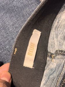 Trendy Melbon Wide Leg Jeans with Front Patch Pock