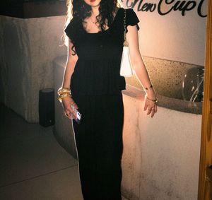 2 in one with korean bow Chic Black top