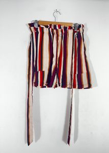 Polyester Multi coloured  Shorts(women)