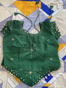 Embellished Maroon Ethnic Blouse