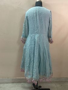 Beautiful Blue Embroidered Kurta