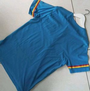 Freeculta Blue Casual T-Shirt