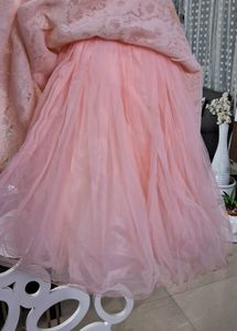 Beautiful Elegant Peach 🍑 Colour Fairy Gown For 👧 Stylish Girls