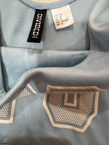 H&amp;M Light Blue Sleeveless Mini Dress