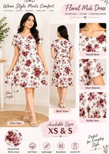 Floral Dress - Effortless Style