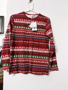 Zara unisex Cozy Christmas Pajama Set