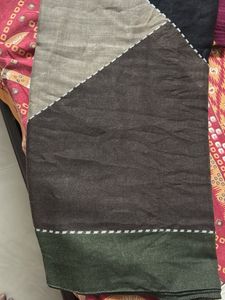 Linen co-ord  Set with Flower Embellishment