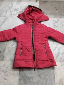 Pink Color Jacket For Girl(8 to 10)
