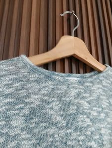 Cozy Marled Knit Sweater Top