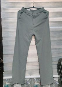 Grey Casual Pants