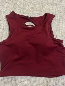 Crisscross Back Crop Top