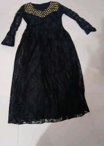 Elegant Black Lace Gown