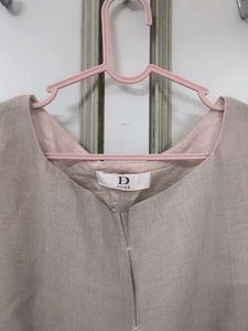 Beige Casual Dress