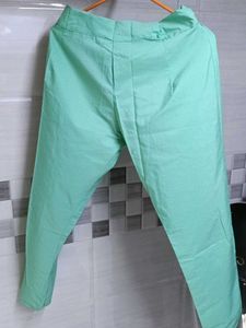 Lime Green Embroidered Kurta