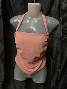 Trendy Halter Neck Bikini Top