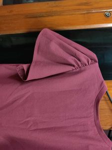 Cute Maroon Colour Top For Women