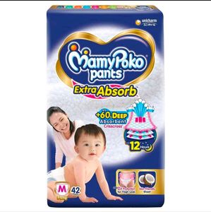 Mamypoko Pant Diapers 42 Piece M