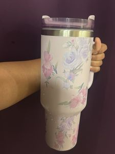 Floral Insulated Tumbler with Handle (>1 Litre)