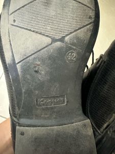 Khadims black formal shoes