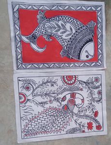 Combo Offers 🥳🔥🎉Madhubani Art Work Handmade