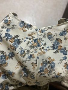 Floral Print Mini Dress💙🌸