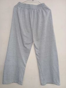 Gray Wide Leg Sweatpants