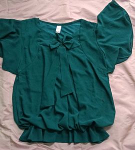 Green stylish top for women