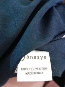 free delivery Navy Blue Casual Kurta (Women's)
