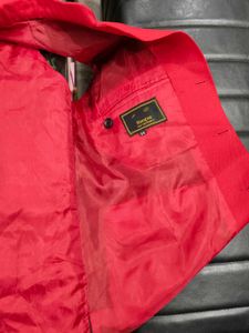Elegant Red Sleeveless jacket 🧔 men