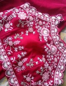 Vibrant Pink Embroidered Fusion Outfit