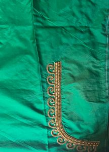 Elegant Peacock Embroidered Blouse