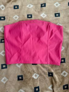 Vibrant Pink Corset Top
