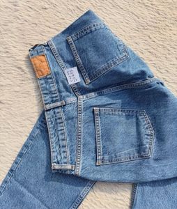 Zara High Waisted Wide Leg Jeans