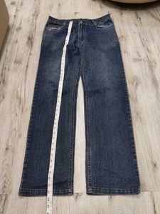 Classic Dark Wash Wide Leg Jeans