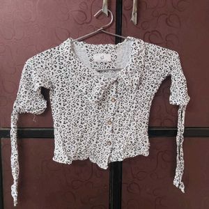 Chic Button-Up Girl Top