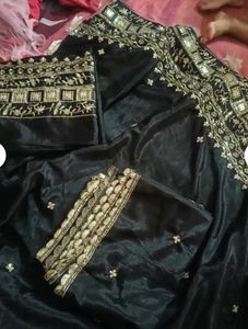 Royal Blue Embroidered Lehenga Choli -semi Stitch