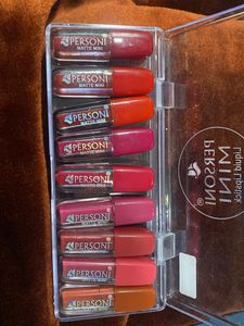 PERSONI Matte Mini Liquid Lipsticks- Set of 9