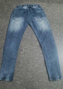 Stylish Men's Ripped Blue Denim Jeans