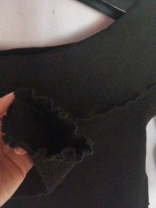 Chic Black Off-Shoulder Top