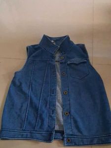 Blue Denim Vest