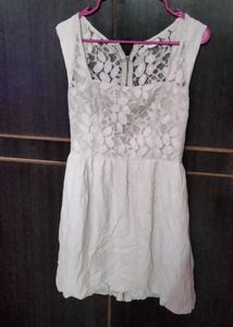 Chic Lace Overlay Dress