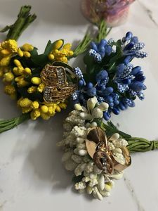 Statement Rings - Unique Floral Display